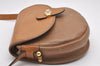 Authentic Christian Dior Shoulder Cross Body Bag Purse Leather Brown CD 7961I
