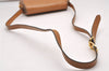Authentic Christian Dior Shoulder Cross Body Bag Purse Leather Brown CD 7961I