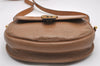 Authentic Christian Dior Shoulder Cross Body Bag Purse Leather Brown CD 7961I
