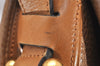 Authentic Christian Dior Shoulder Cross Body Bag Purse Leather Brown CD 7961I