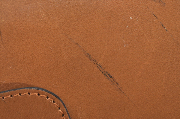 Authentic Christian Dior Shoulder Cross Body Bag Purse Leather Brown CD 7961I