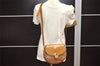Authentic Christian Dior Shoulder Cross Body Bag Purse Leather Brown CD 7961I