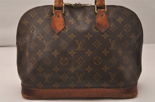 Authentic Louis Vuitton Monogram Alma Hand Bag Purse M51130 LV 7962J