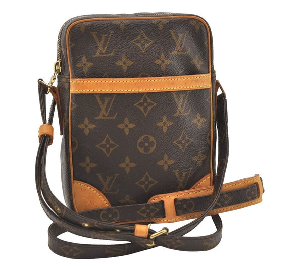 Authentic Louis Vuitton Monogram Danube Shoulder Cross Body Bag M45266 LV 7963J