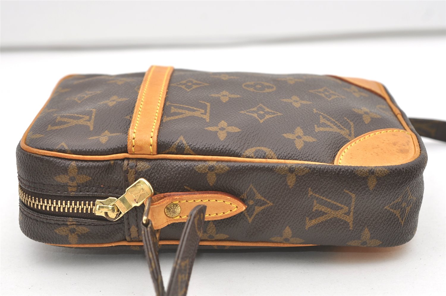 Authentic Louis Vuitton Monogram Danube Shoulder Cross Body Bag M45266 LV 7963J