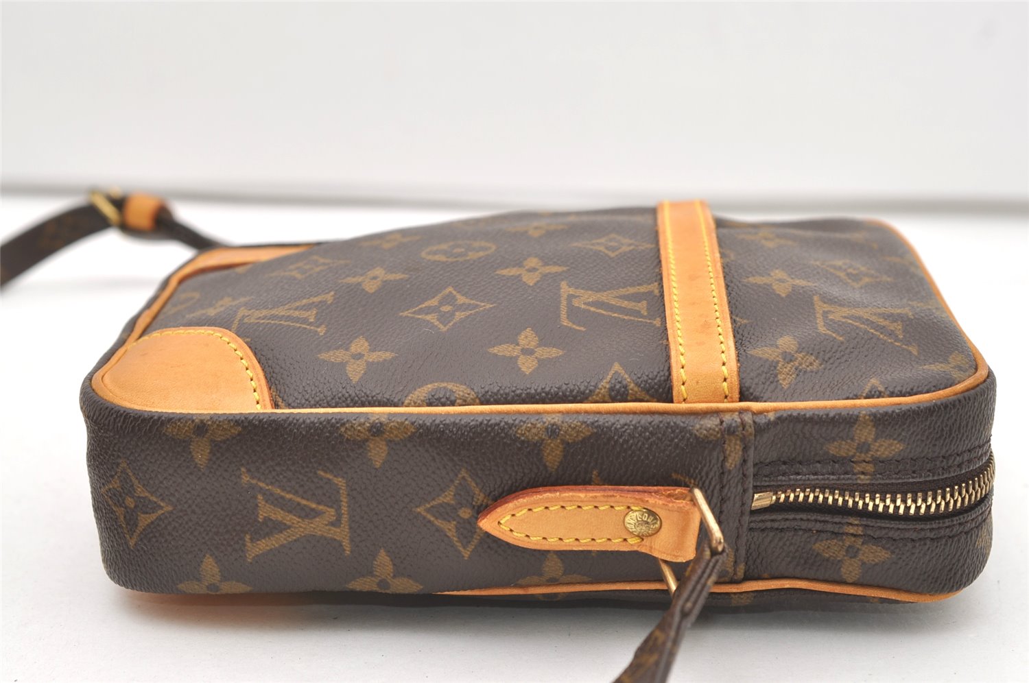 Authentic Louis Vuitton Monogram Danube Shoulder Cross Body Bag M45266 LV 7963J