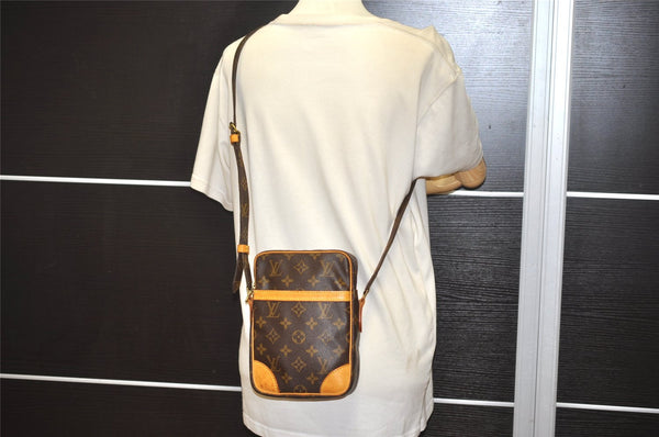Authentic Louis Vuitton Monogram Danube Shoulder Cross Body Bag M45266 LV 7963J