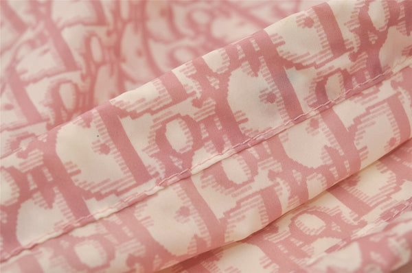 Authentic Christian Dior Trotter Hand Bag Vinyl Enamel Pink Clear Junk 7964I