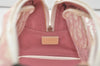 Authentic Christian Dior Trotter Hand Bag Vinyl Enamel Pink Clear Junk 7964I