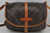 Authentic Louis Vuitton Monogram Saumur 30 Shoulder Cross Bag M42256 LV 7964J