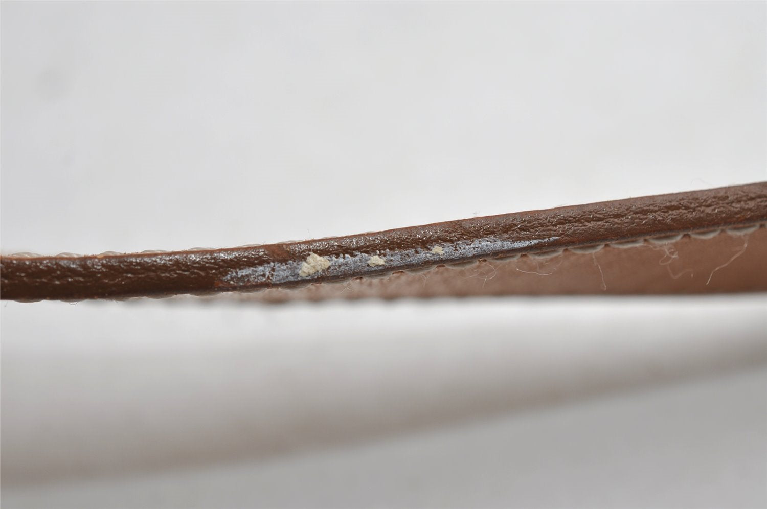 Authentic Christian Dior Shoulder Cross Body Bag Purse PVC Leather Gray CD 7965I