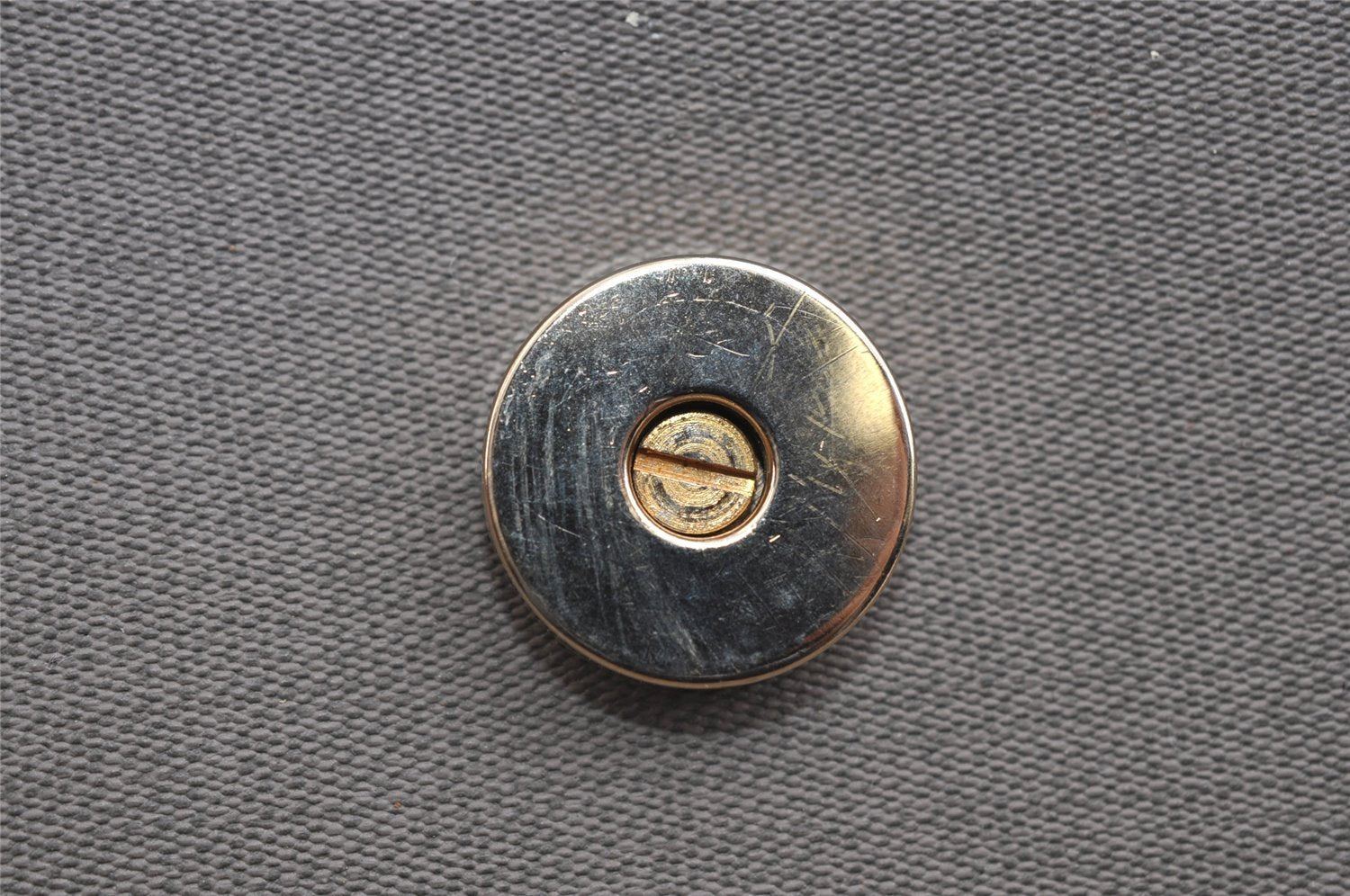 Authentic Christian Dior Shoulder Cross Body Bag Purse PVC Leather Gray CD 7965I