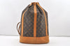 Authentic Louis Vuitton Monogram Randonnee GM Shoulder Bag M42244 LV 7967J