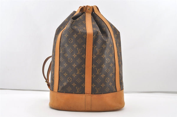 Authentic Louis Vuitton Monogram Randonnee GM Shoulder Bag M42244 LV 7967J