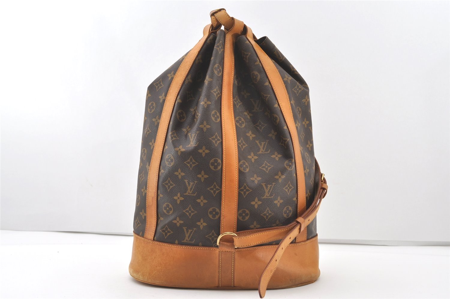 Authentic Louis Vuitton Monogram Randonnee GM Shoulder Bag M42244 LV 7967J