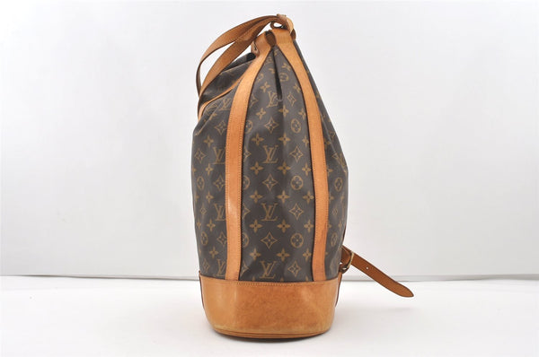 Authentic Louis Vuitton Monogram Randonnee GM Shoulder Bag M42244 LV 7967J