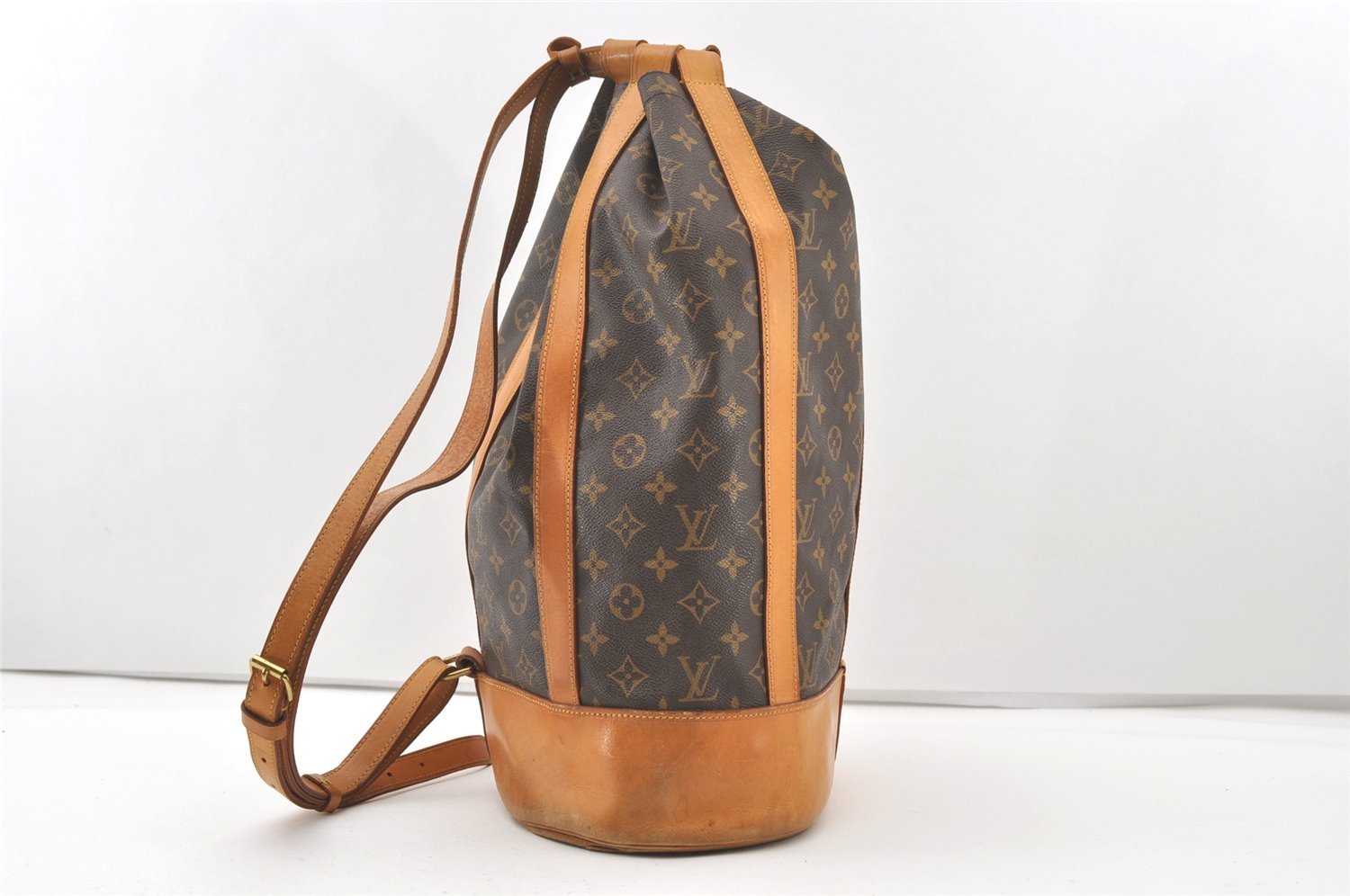 Authentic Louis Vuitton Monogram Randonnee GM Shoulder Bag M42244 LV 7967J