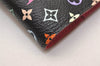 Auth Louis Vuitton Monogram Multicolor Agenda Partenaire PM Black LV Box 7968J