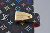 Auth Louis Vuitton Monogram Multicolor Agenda Partenaire PM Black LV Box 7968J