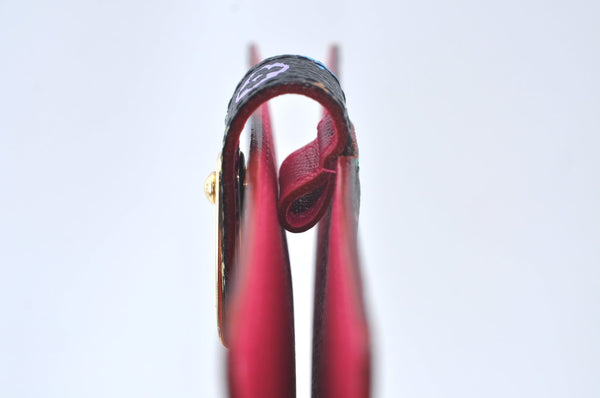 Auth Louis Vuitton Monogram Multicolor Agenda Partenaire PM Black LV Box 7968J