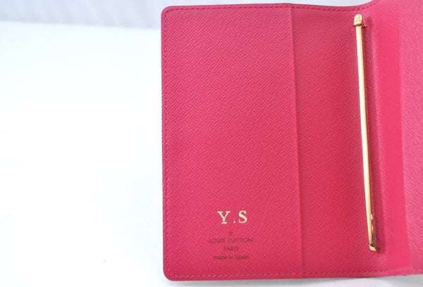 Auth Louis Vuitton Monogram Multicolor Agenda Partenaire PM Black LV Box 7968J