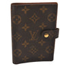 Authentic Louis Vuitton Monogram Agenda PM Notebook Cover R20005 LV 7969J