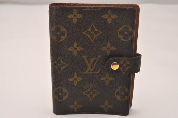 Authentic Louis Vuitton Monogram Agenda PM Notebook Cover R20005 LV 7969J