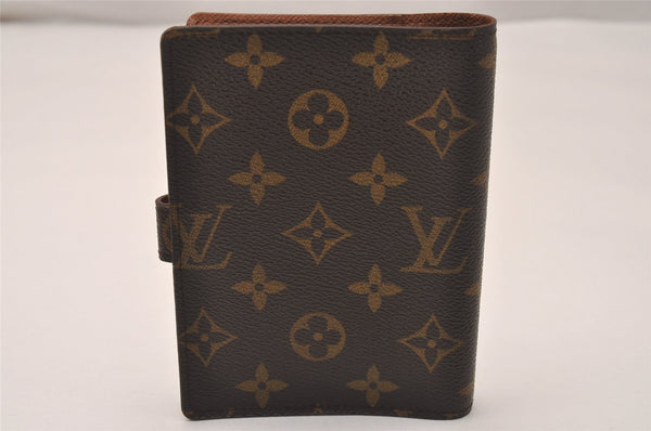 Authentic Louis Vuitton Monogram Agenda PM Notebook Cover R20005 LV 7969J