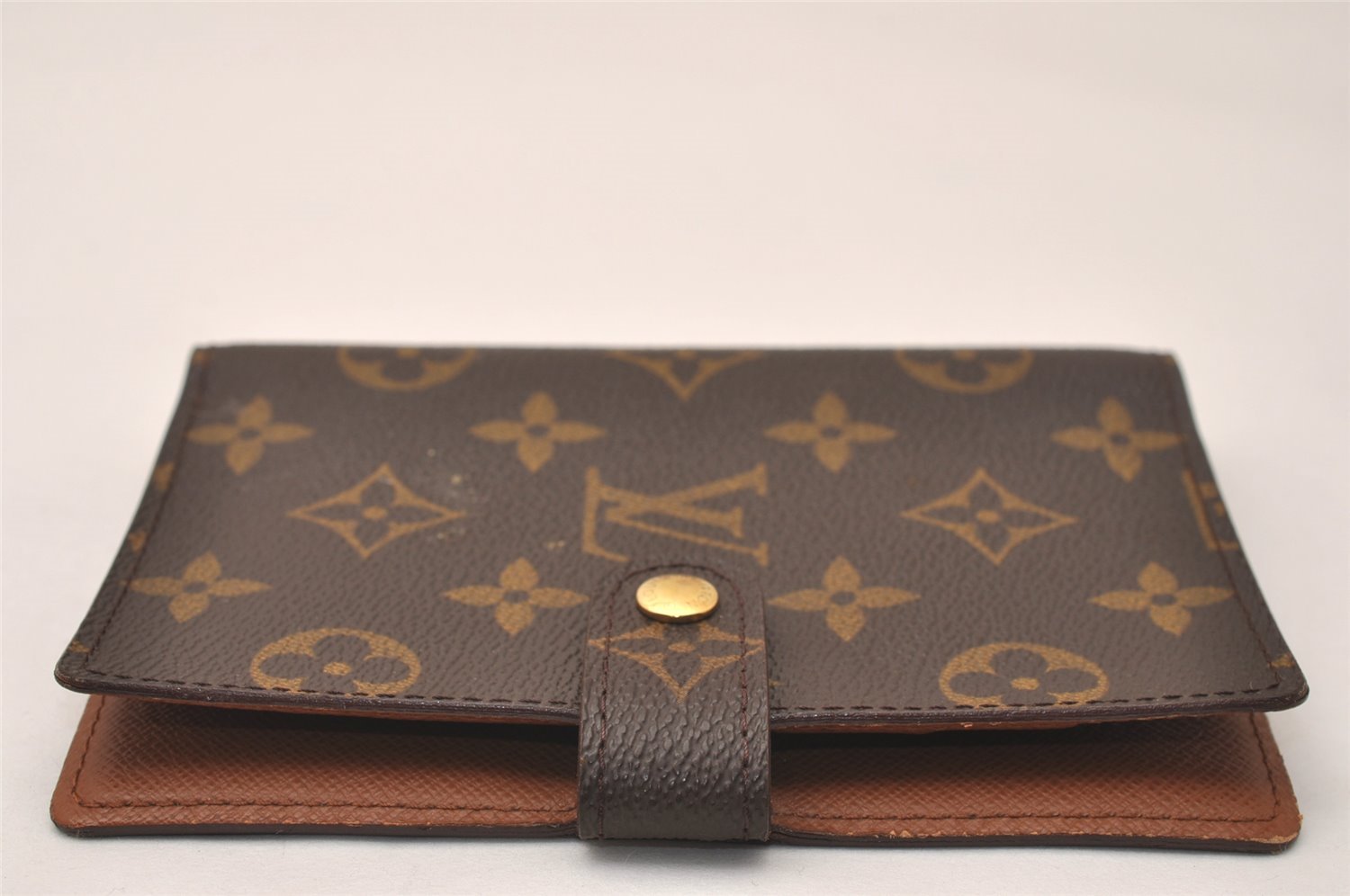 Authentic Louis Vuitton Monogram Agenda PM Notebook Cover R20005 LV 7969J