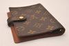 Authentic Louis Vuitton Monogram Agenda PM Notebook Cover R20005 LV 7969J