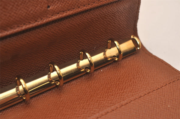 Authentic Louis Vuitton Monogram Agenda PM Notebook Cover R20005 LV 7969J