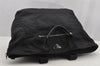 Authentic PRADA Nylon Tessuto Leather 2Way Travel Tote Bag Black 7971I