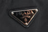 Authentic PRADA Nylon Tessuto Leather 2Way Travel Tote Bag Black 7971I