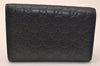 Authentic GUCCI Micro Guccissima GG Leather 6 Hooks Key Case 150402 Black 7971J