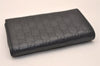 Authentic GUCCI Micro Guccissima GG Leather 6 Hooks Key Case 150402 Black 7971J