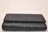 Authentic GUCCI Micro Guccissima GG Leather 6 Hooks Key Case 150402 Black 7971J