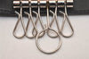 Authentic GUCCI Micro Guccissima GG Leather 6 Hooks Key Case 150402 Black 7971J