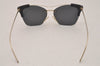 Authentic PRADA Sunglasses Hibiscus Design Titanium SPR21U Black Gold Box 7972J