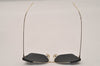 Authentic PRADA Sunglasses Hibiscus Design Titanium SPR21U Black Gold Box 7972J