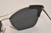 Authentic PRADA Sunglasses Hibiscus Design Titanium SPR21U Black Gold Box 7972J