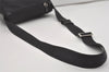 Authentic PRADA Nylon Tessuto Leather Shoulder Cross Body Bag Purse Black 7973I