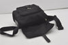 Authentic PRADA Nylon Tessuto Leather Shoulder Cross Body Bag Purse Black 7973I