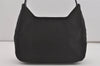 Authentic PRADA Vintage Nylon Tessuto Plastic Shoulder Bag Purse Black 7974I