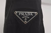 Authentic PRADA Vintage Nylon Tessuto Plastic Shoulder Bag Purse Black 7974I