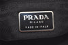 Authentic PRADA Vintage Nylon Tessuto Plastic Shoulder Bag Purse Black 7974I