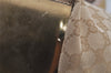 Authentic GUCCI Sherry Line Tote Bag GG Canvas Enamel 131230 Beige 7974J