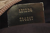 Authentic GUCCI Sherry Line Tote Bag GG Canvas Enamel 131230 Beige 7974J
