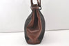 Authentic GUCCI Horsebit Shoulder Tote Bag GG Canvas Leather 101346 Brown 7975J