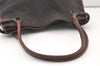 Authentic GUCCI Horsebit Shoulder Tote Bag GG Canvas Leather 101346 Brown 7975J