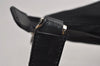 Authentic GUCCI Vintage Shoulder Hand Bag Purse Nylon Leather Black 7976J